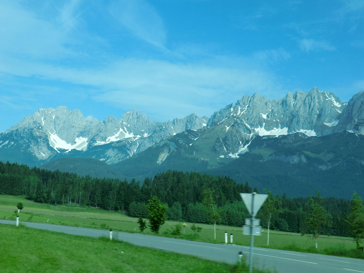 Ellmau in Tirol mit dem "Wilden Kaiser"