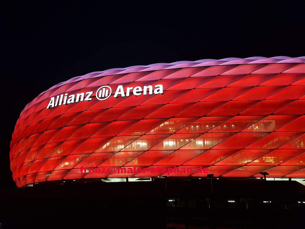 Arena beim Heimfahren