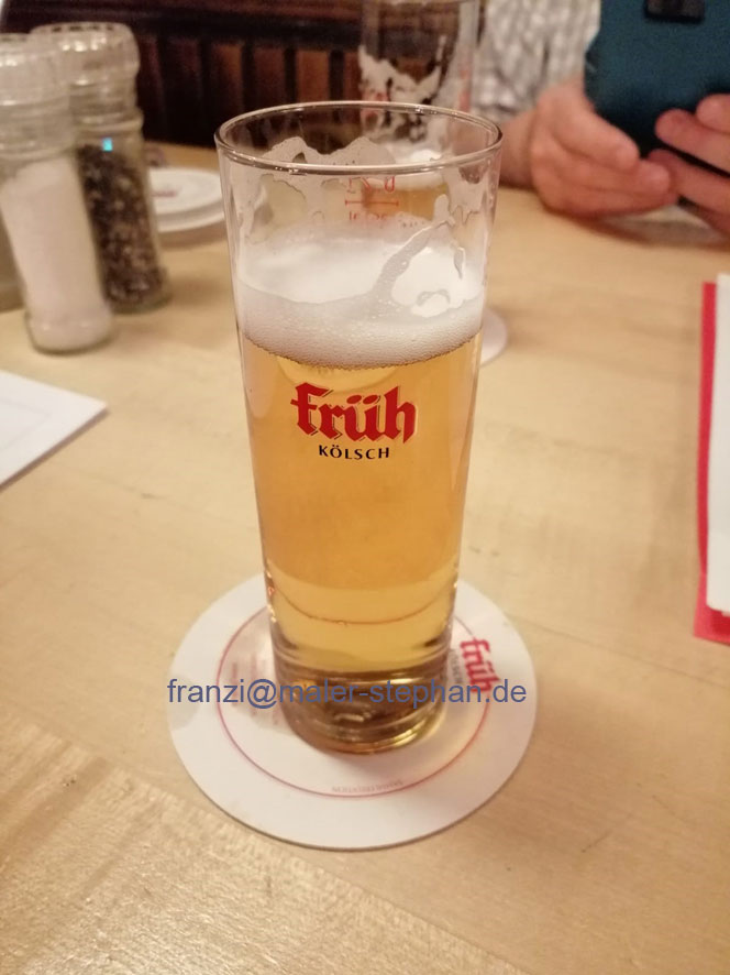 Das erste Kölsch...