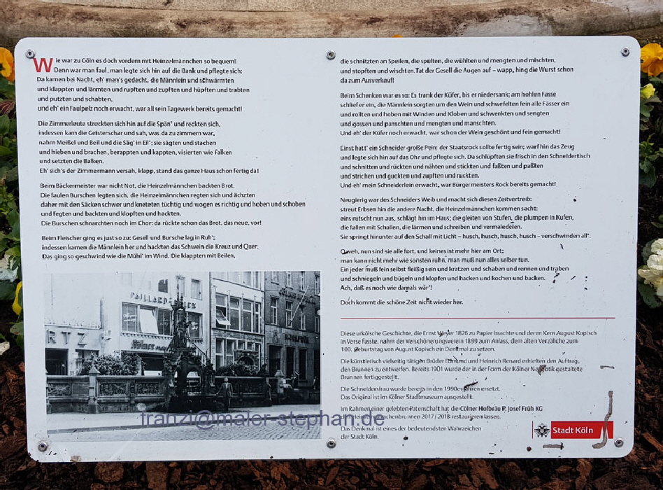 Heinzelmännchen Geschichte
